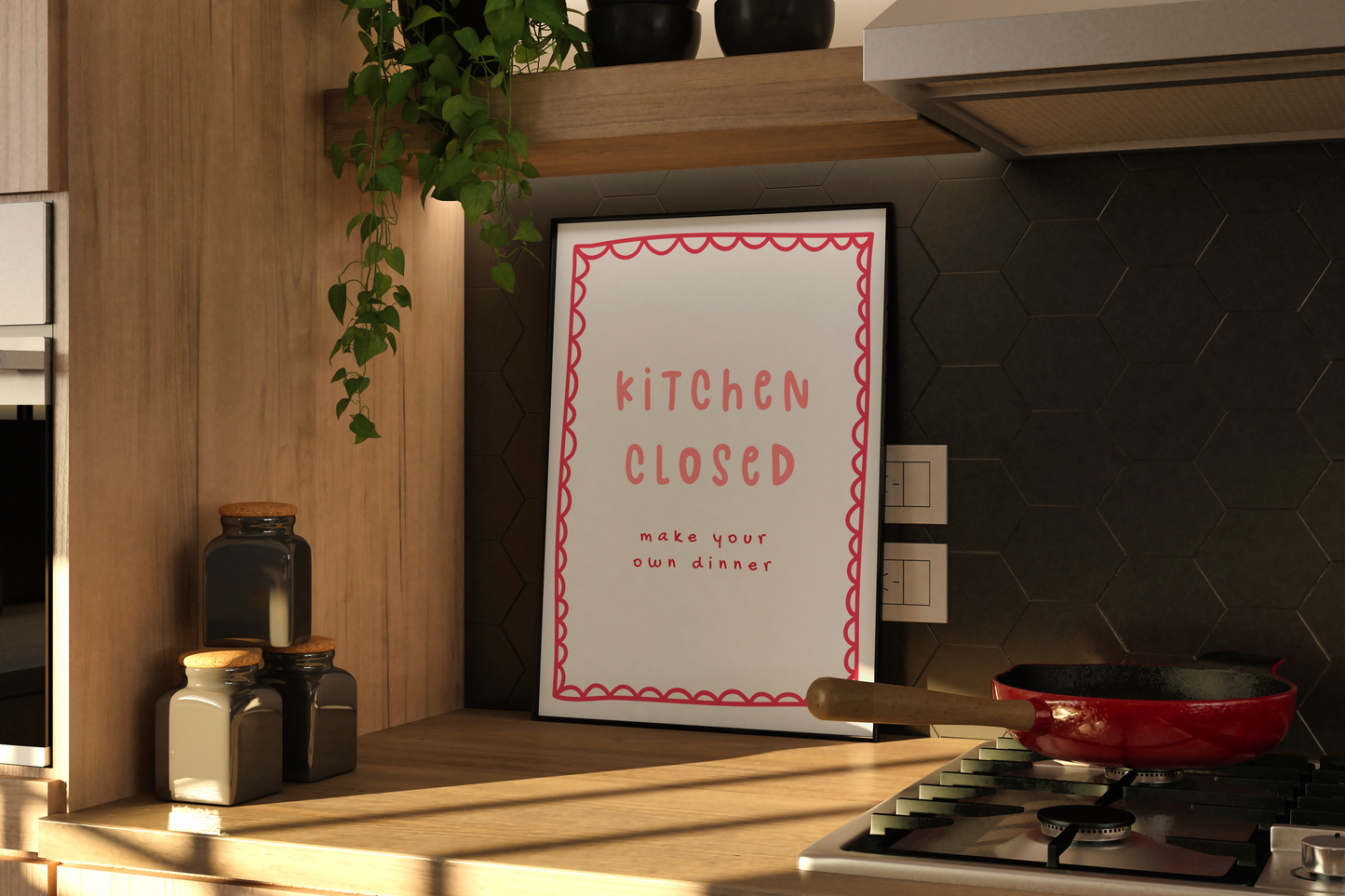 Kitchen Closed, Make Your Own Dinner