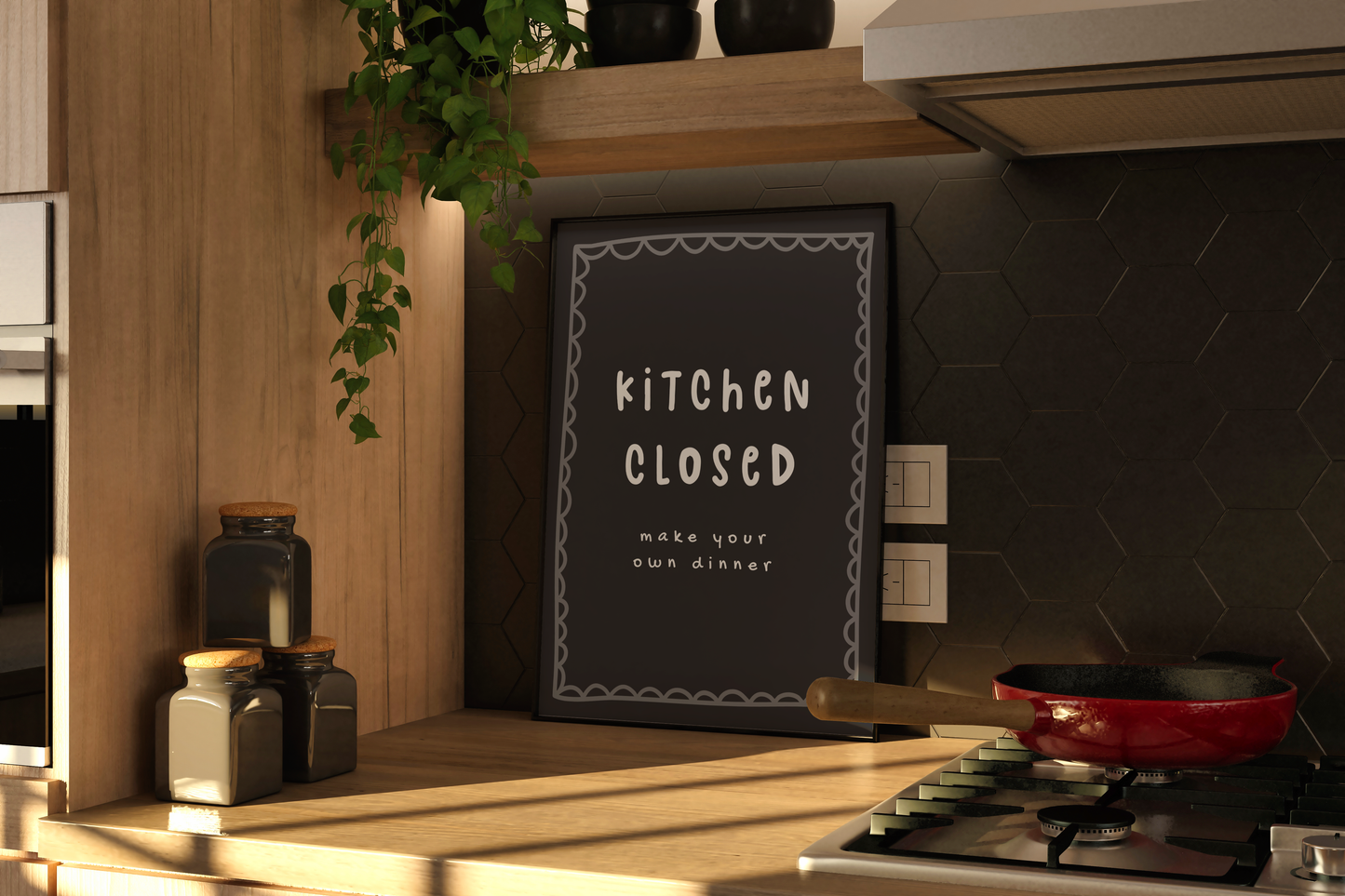 Kitchen Closed, Make Your Own Dinner