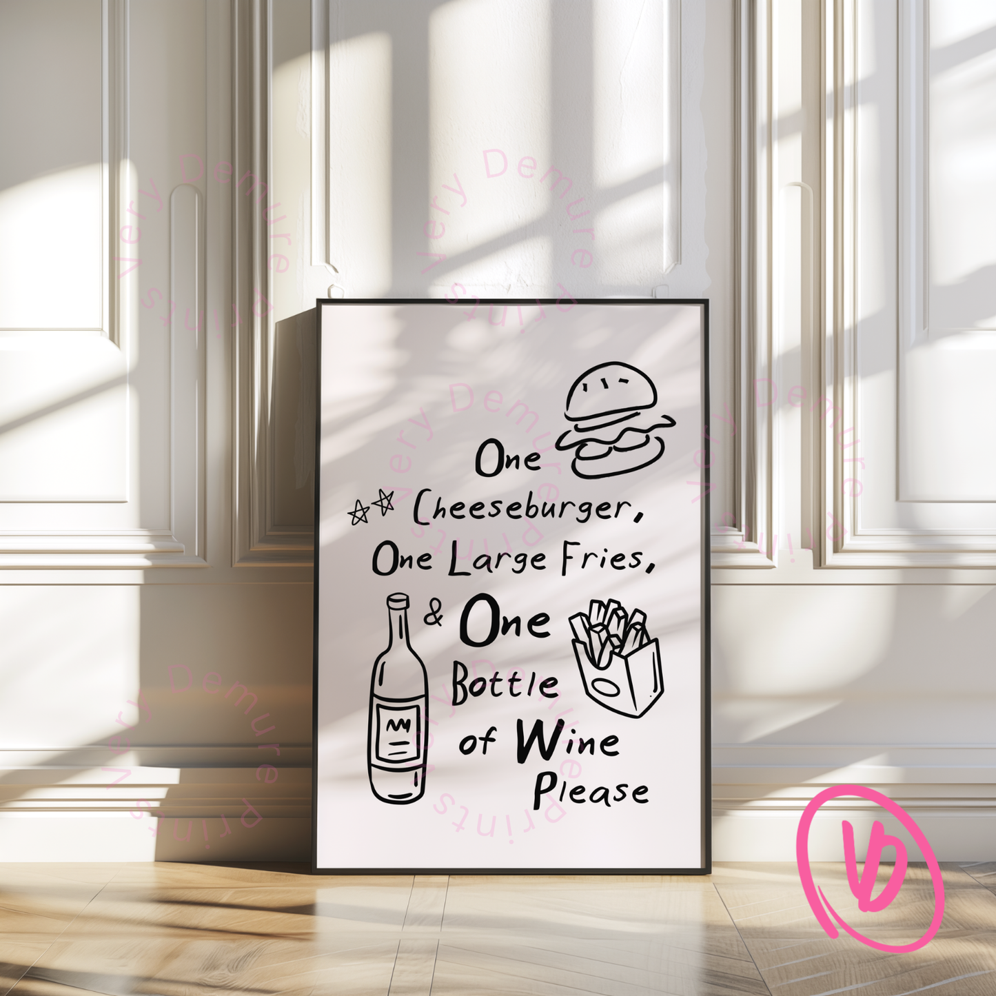 Cheeseburger Essentials - Monochrome White