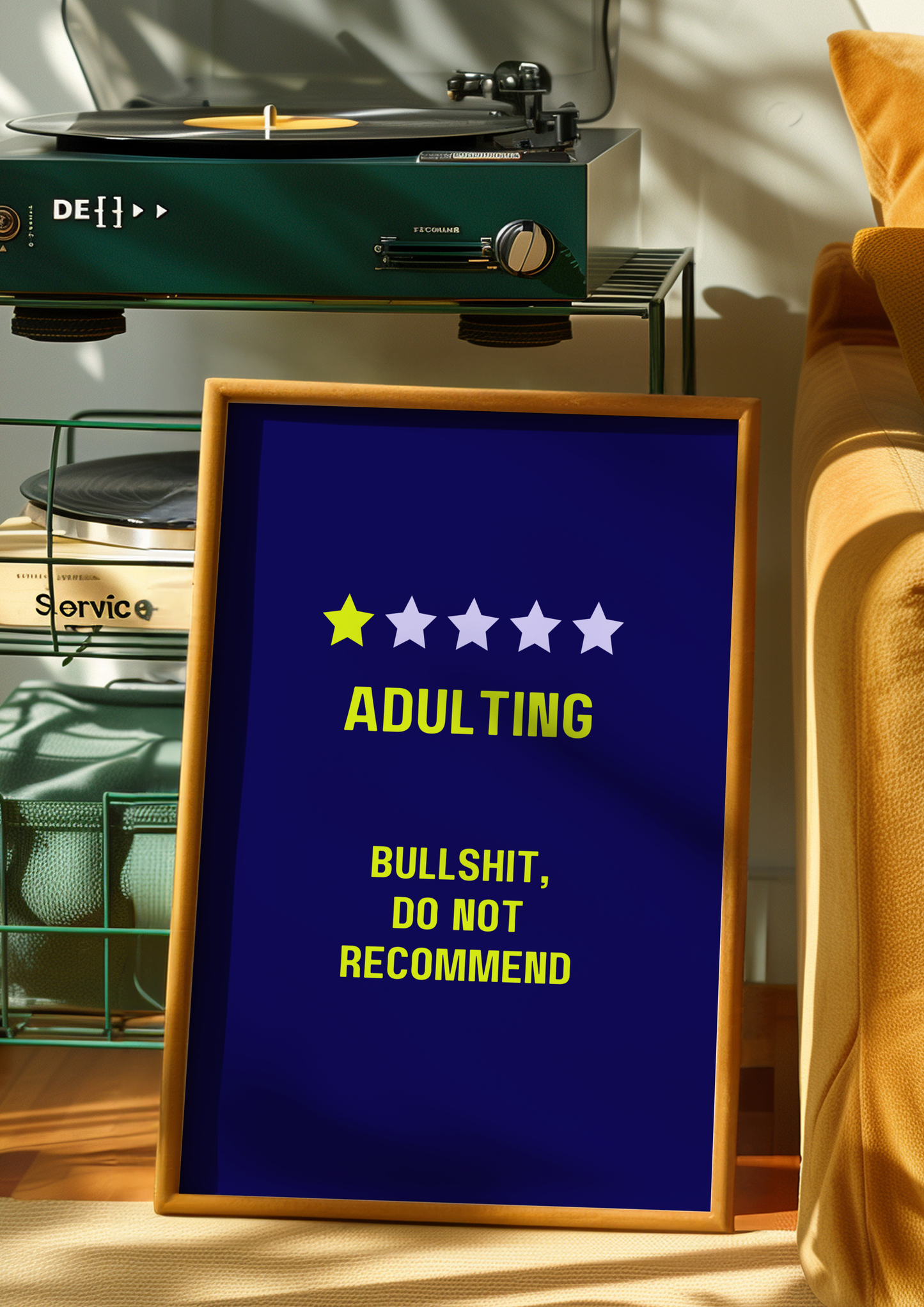 Adulting Navy Lumo