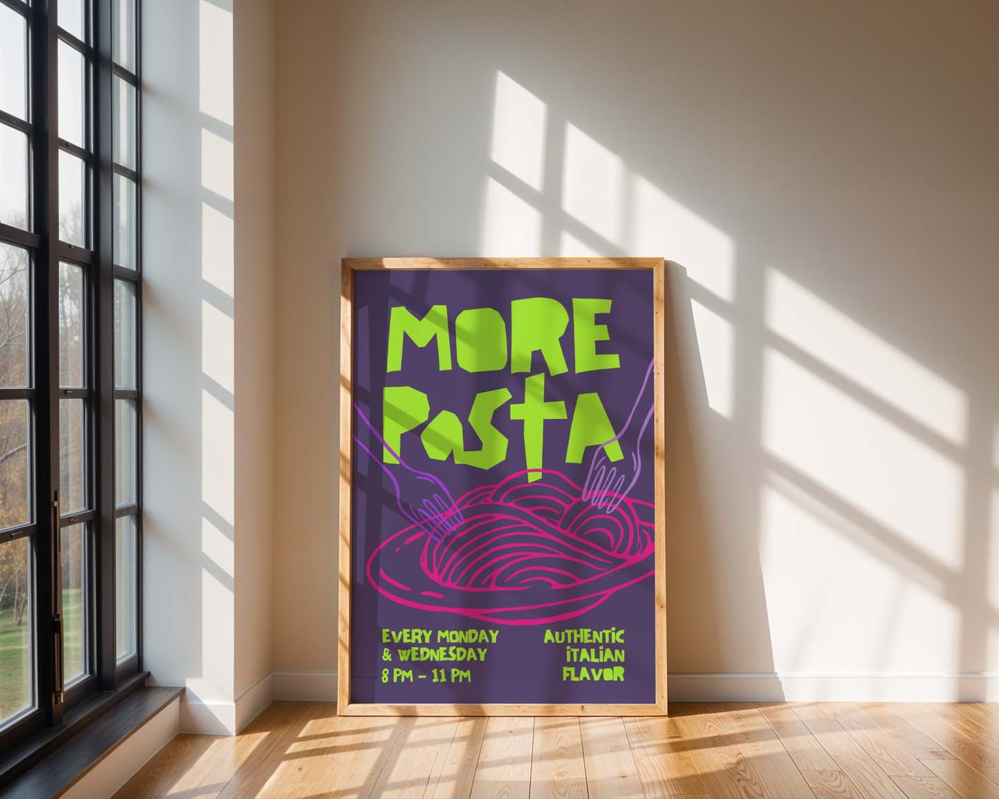 Mehr Pasta - Lila