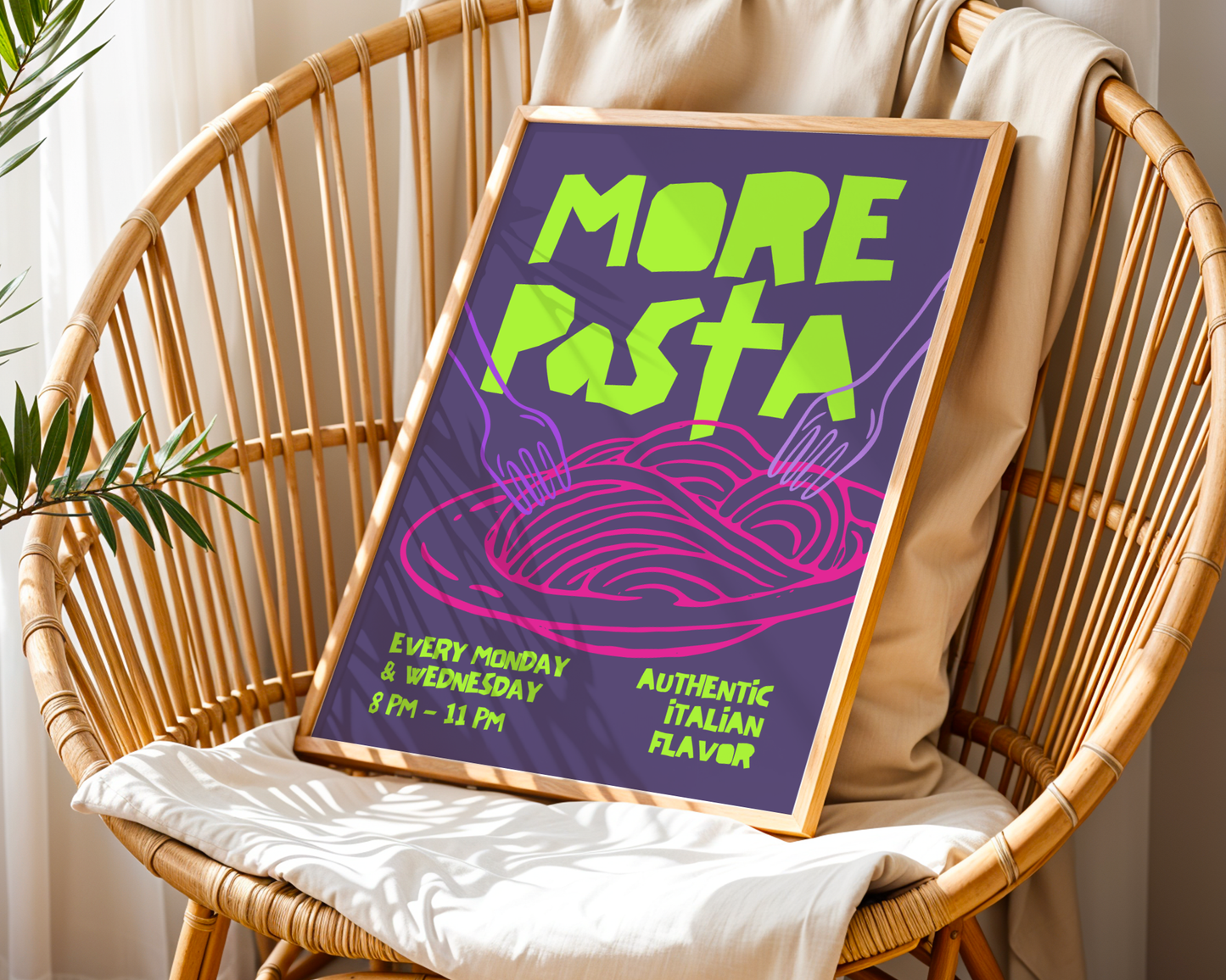 Mehr Pasta - Lila