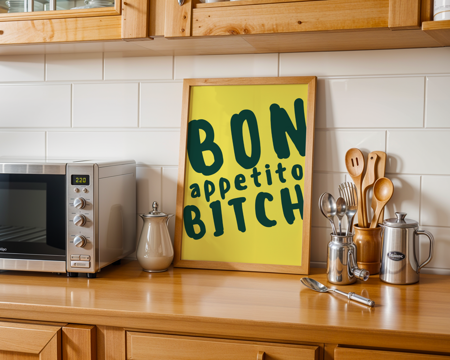 Bon Appetito Bitch Green