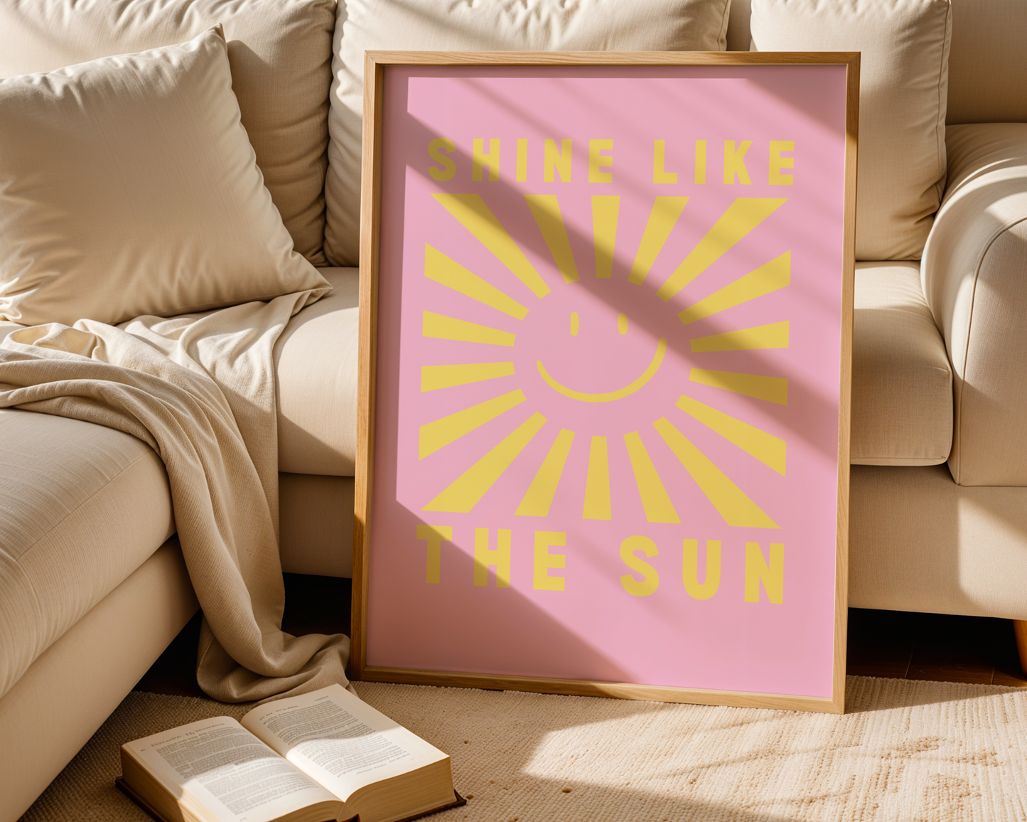 Shine Like The Sun - Light Pink & Yellow