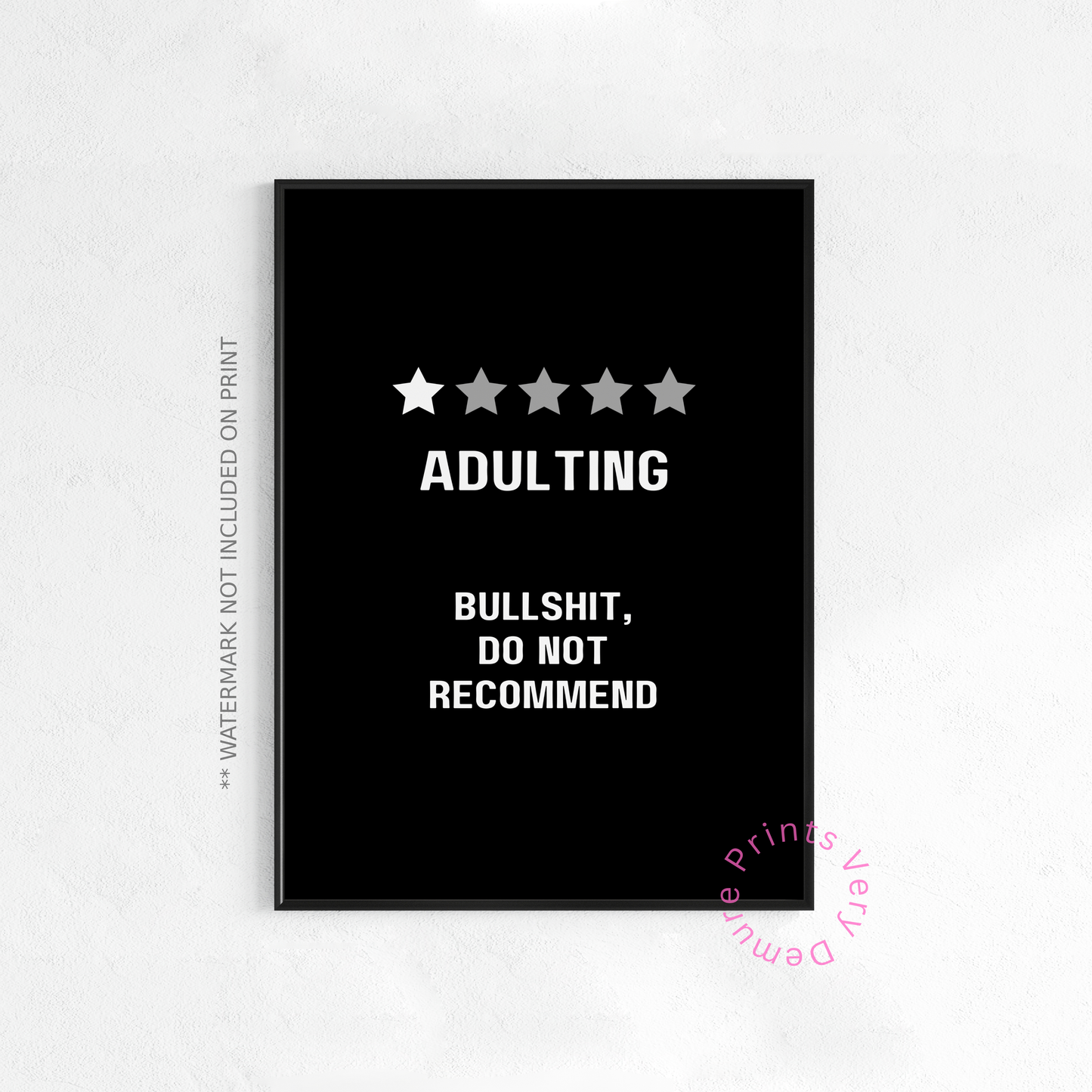 Adulting, Do Not Recommend