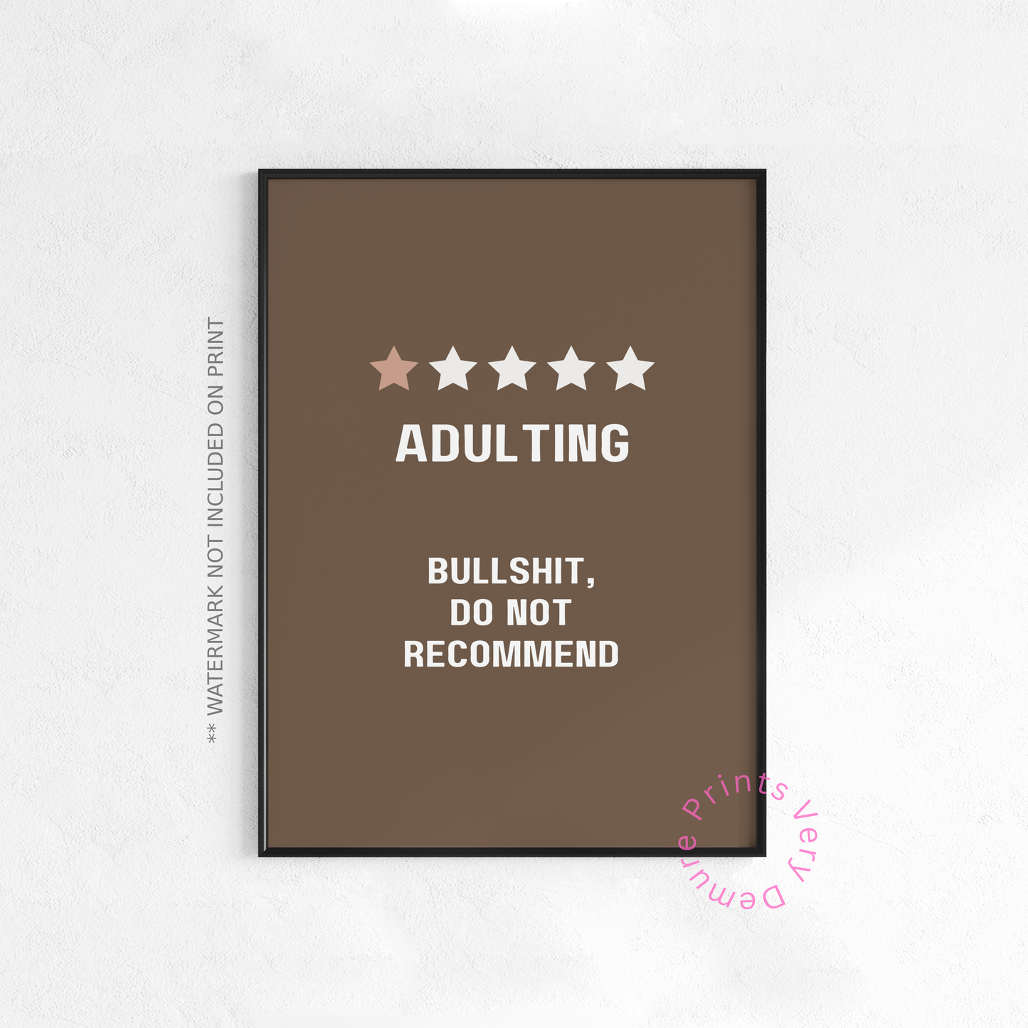 Adulting, Do Not Recommend