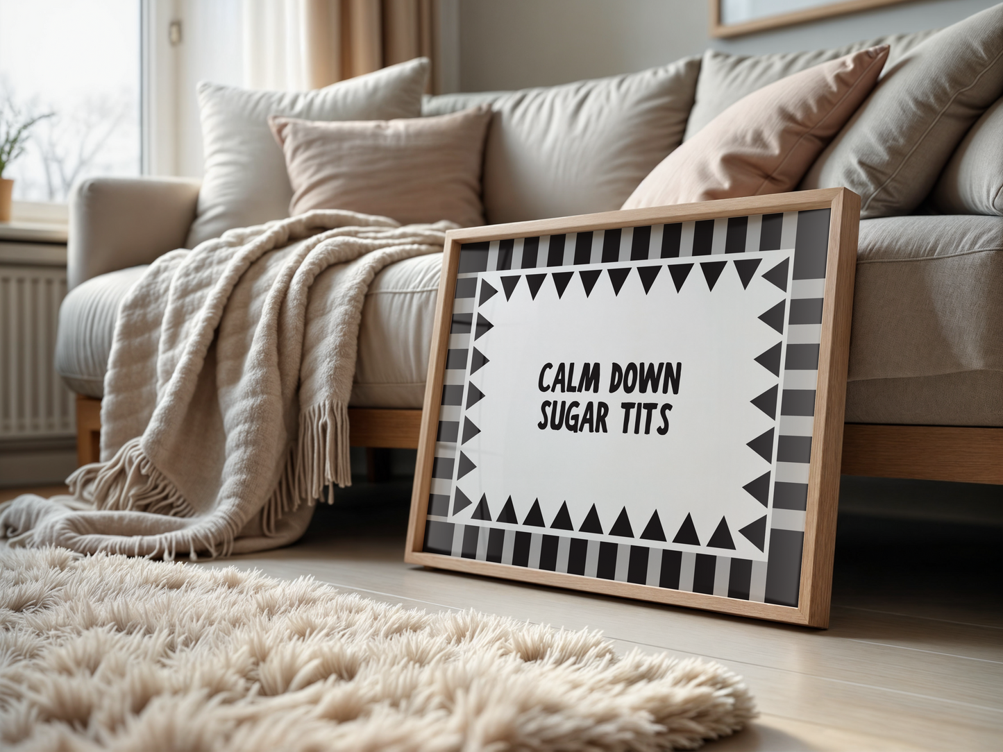 Calm Down Sugar Tits (Portrait + Landscape)