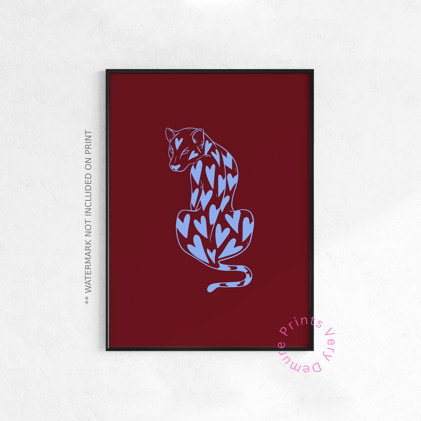 Heartthrob Leopard - Burgundy
