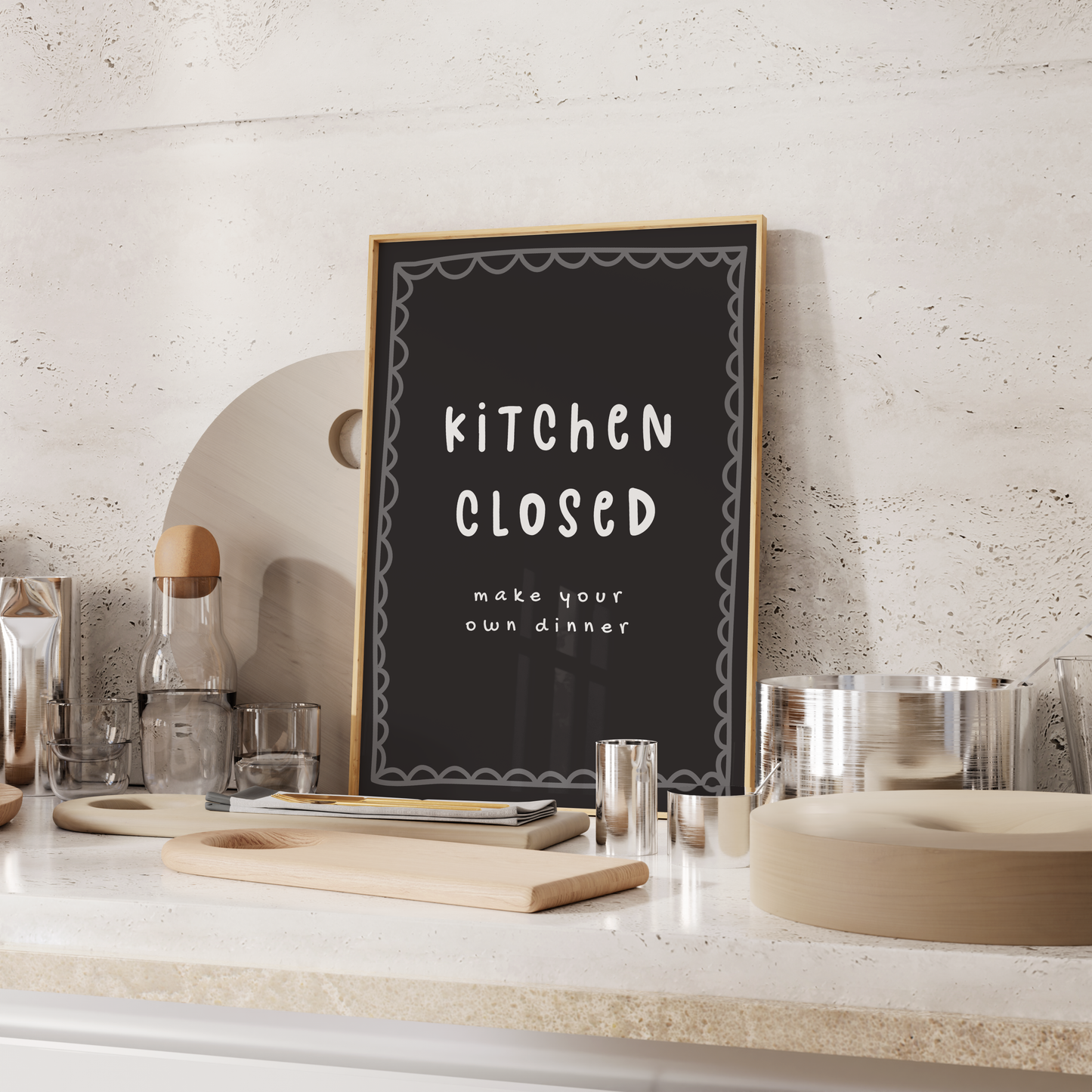 Kitchen Closed, Make Your Own Dinner