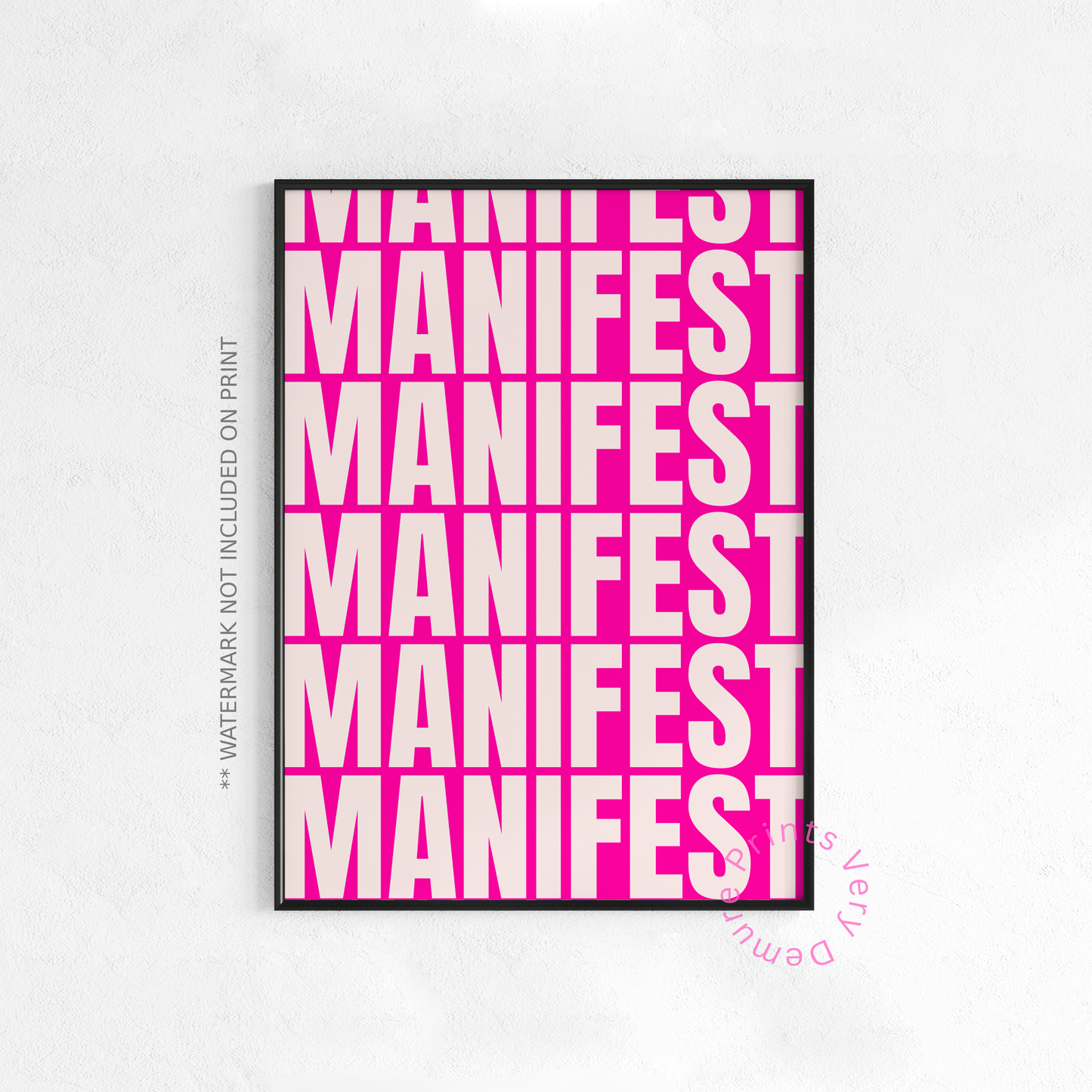 Manifest ( Clean ) Hot Pink