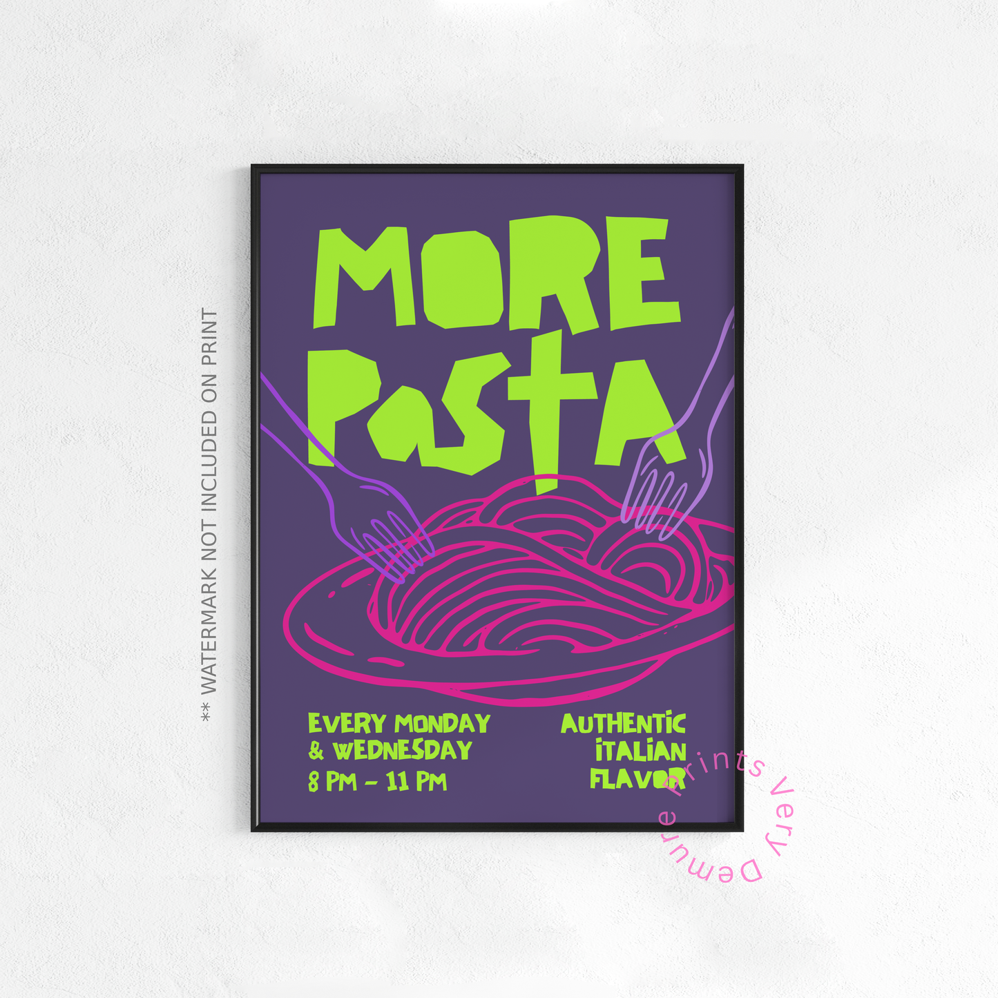 Mehr Pasta - Lila
