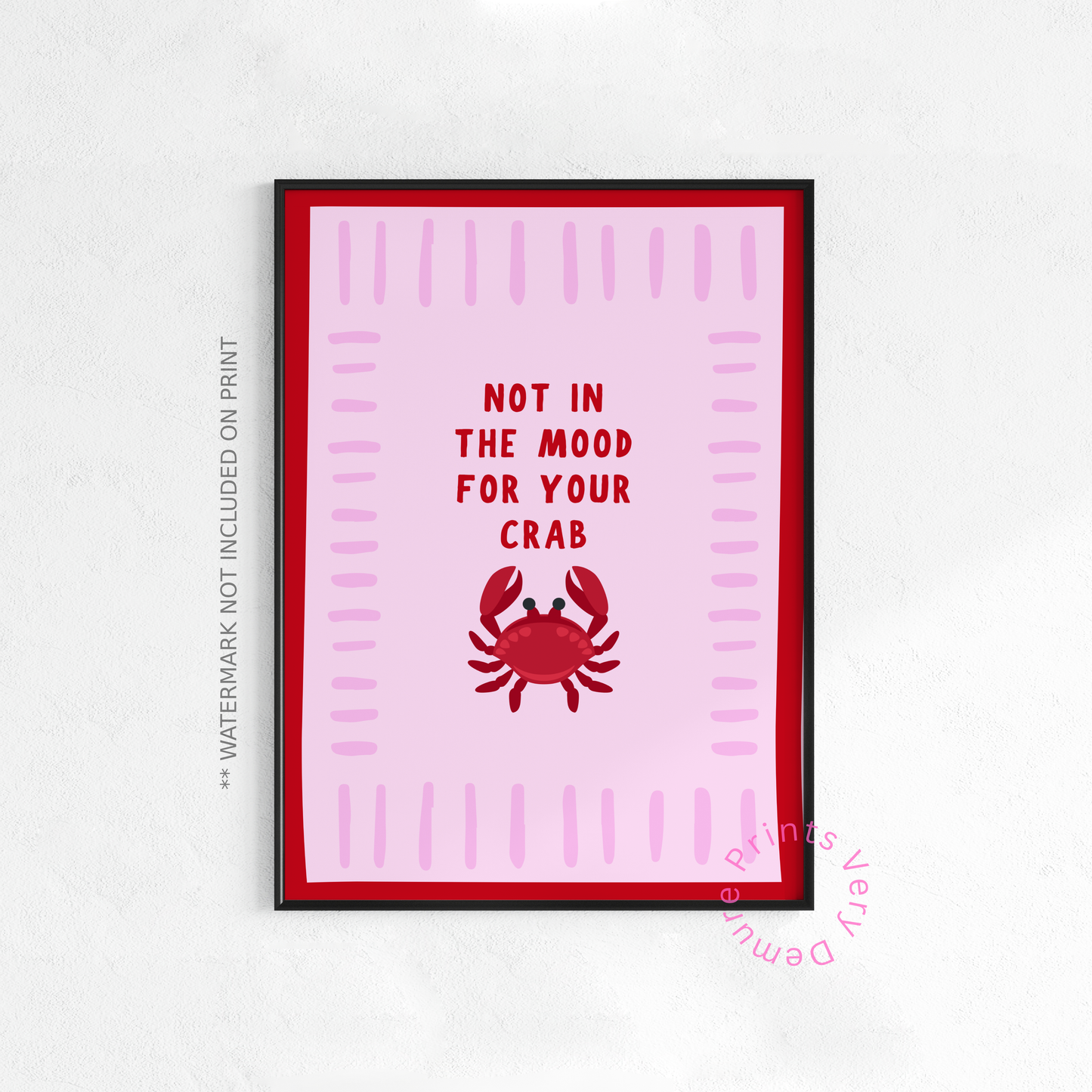 Not In the Mood for Your Crab