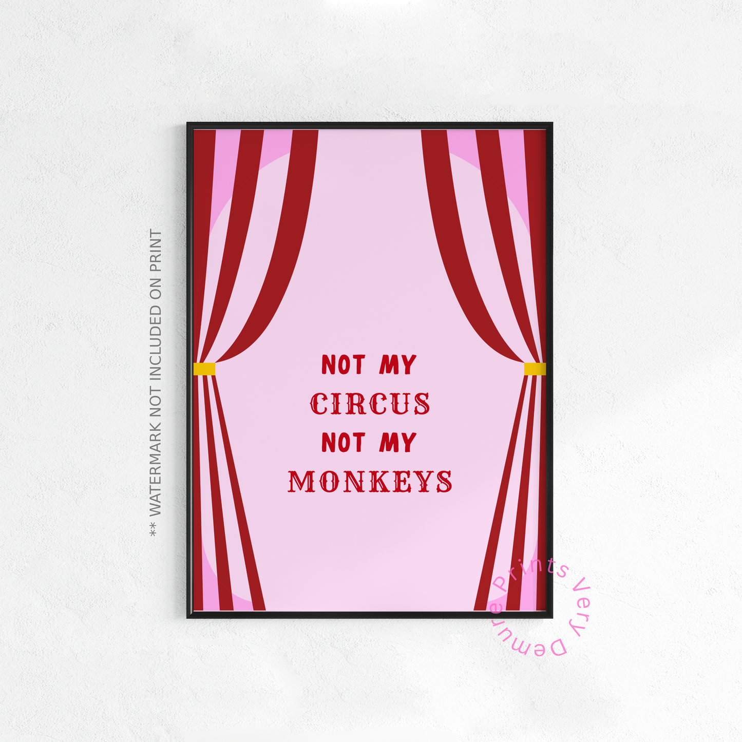Not My Monkeys, Not My Circus