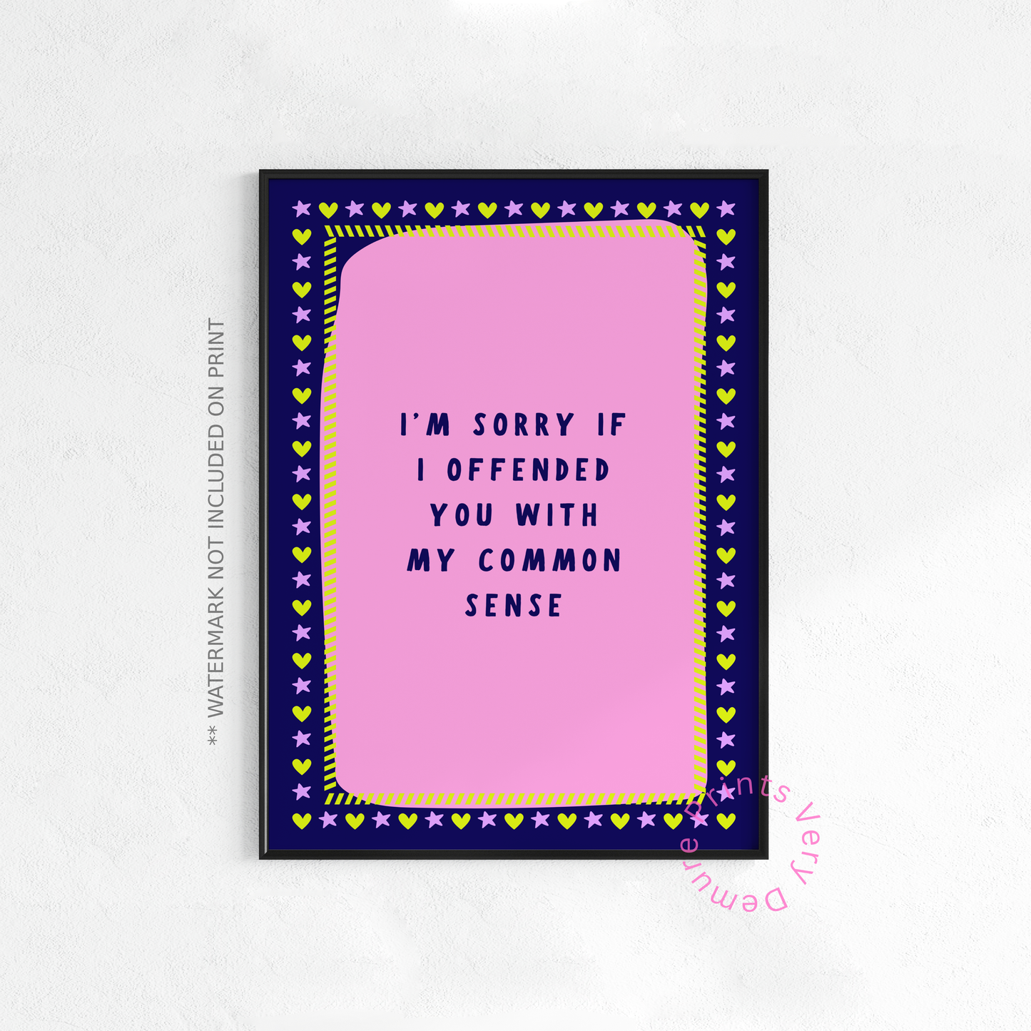 I'm Sorry if I Offended you with my Common Sense - Electric