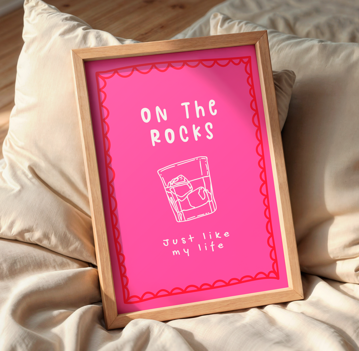 On the Rocks Just Like my Life - Pink