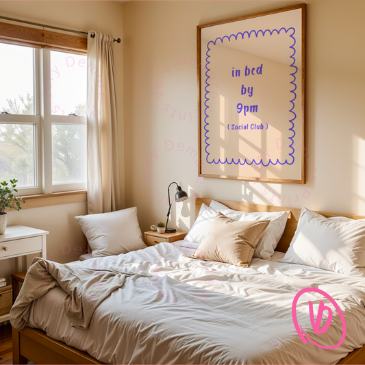 In Bed by 9pm Club - Lilac