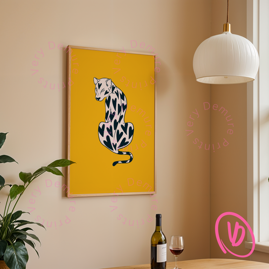 Heartthrob Leopard - Yellow