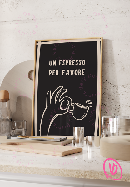 Un Espresso, Per Favor