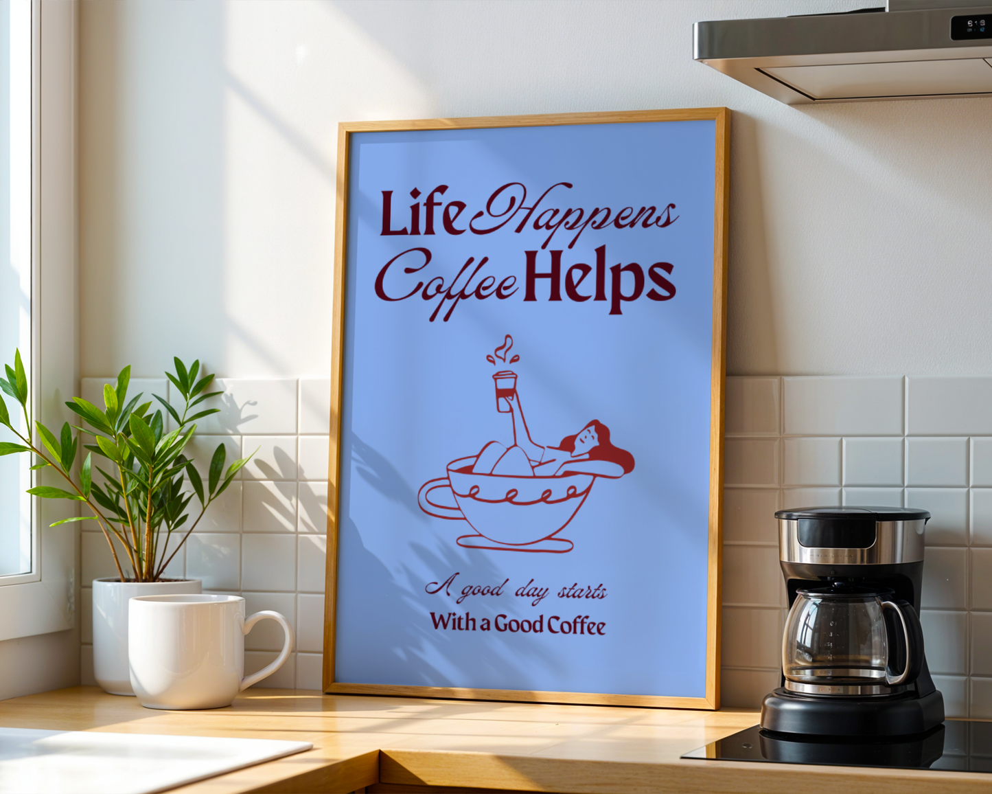 Life Happens, Coffee Helps - Dawn