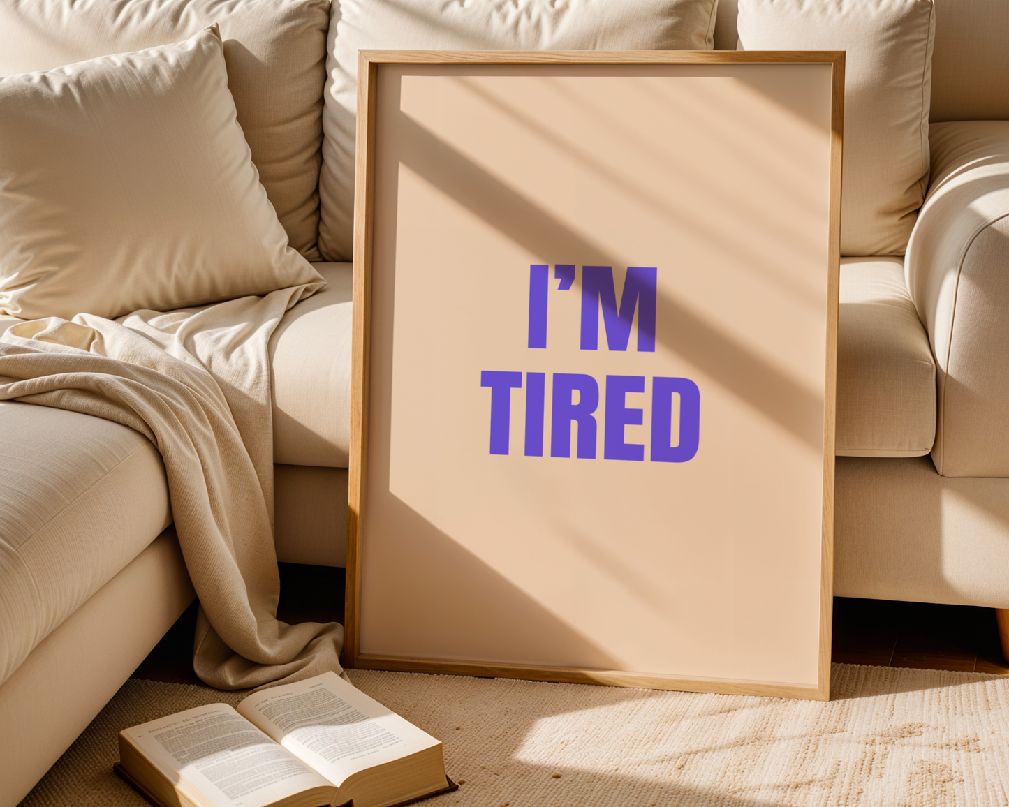 I'm Tired - Neutral Lilac