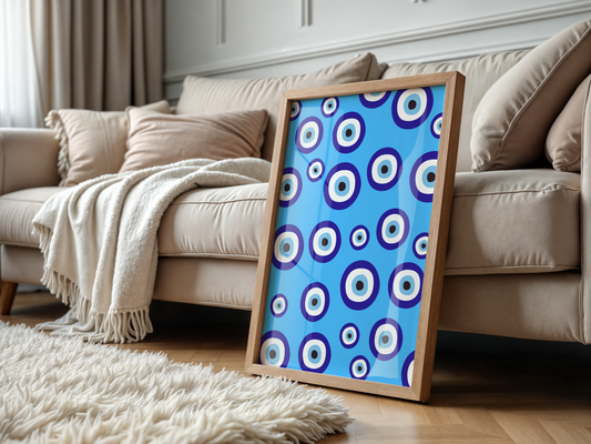 Greek Evil Eye - Blue