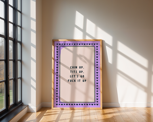 Chin Up, Tits Up - Lilac