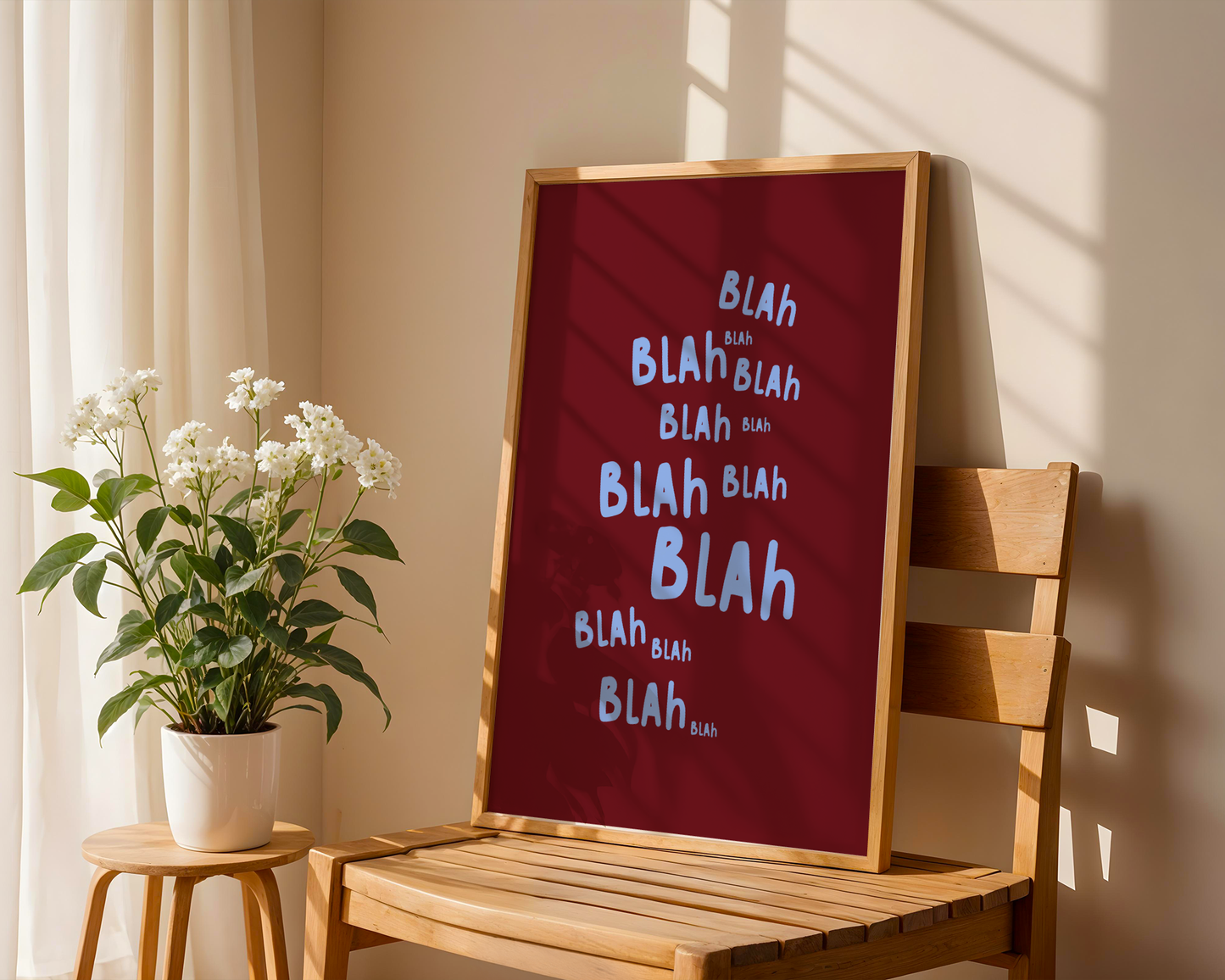 Blah Blah Burgundy
