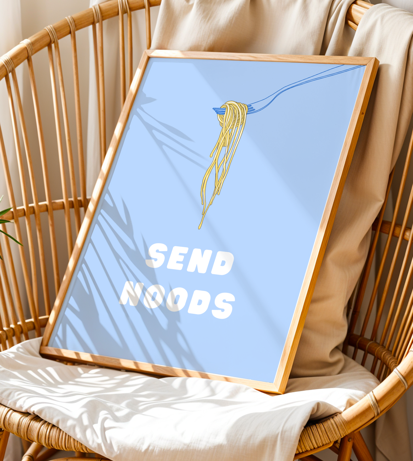 Send Noodles - Hellblau