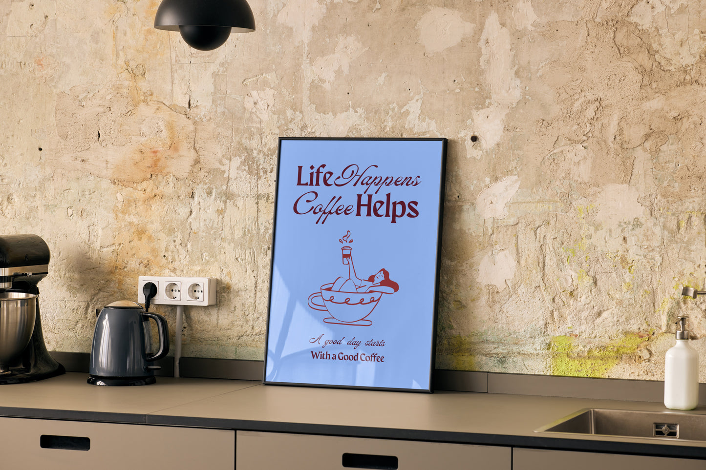 Life Happens, Coffee Helps - Dawn