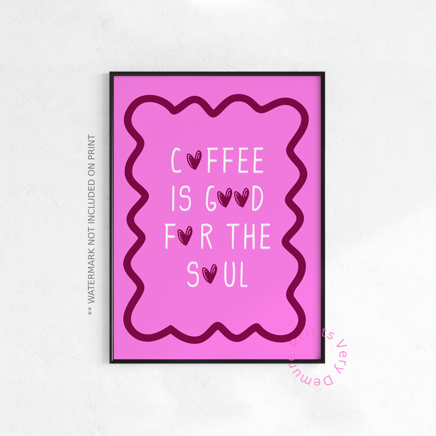 Kaffee ist gut für die Seele - Barbie Pink