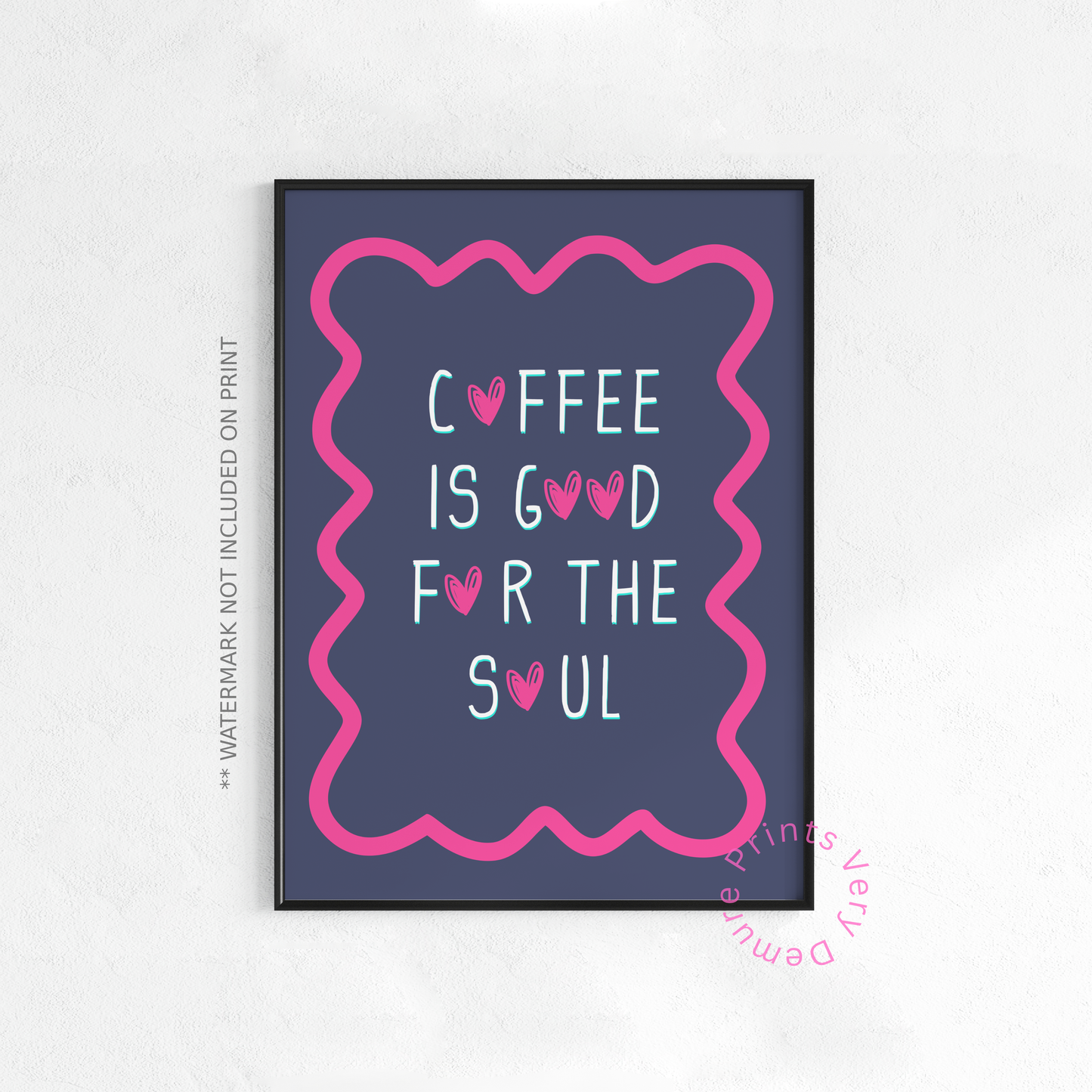 Kaffee ist gut für die Seele - Grau