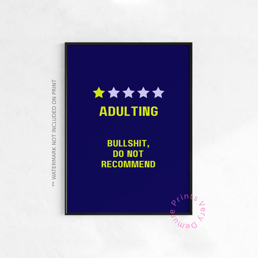 Adulting Navy Lumo
