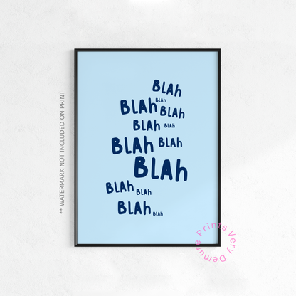 Blah Blah Blue