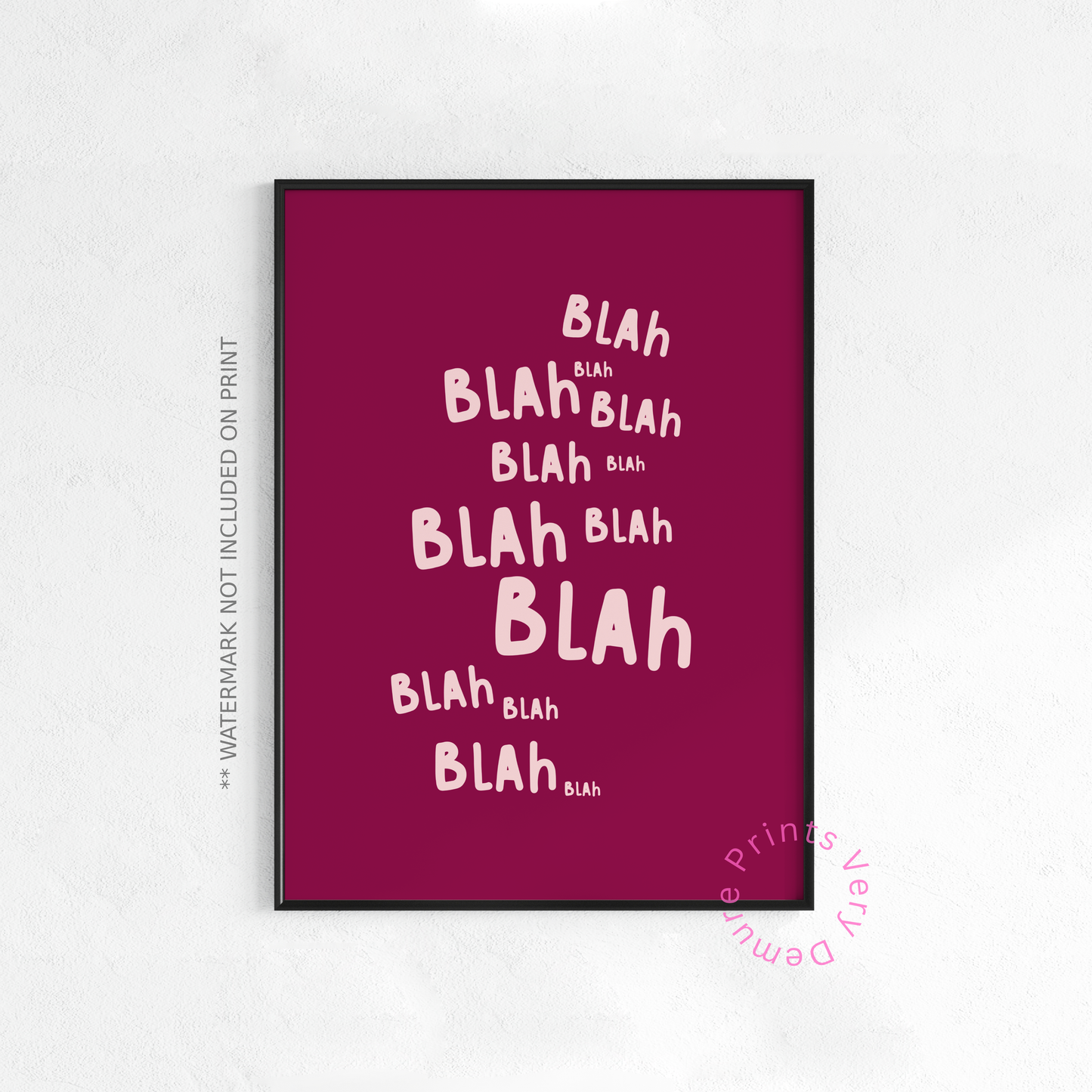 Blah Blah Magenta