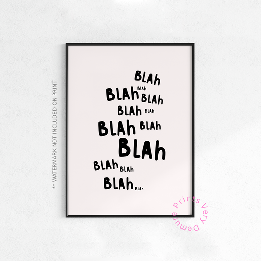 Bla Bla Monochrom