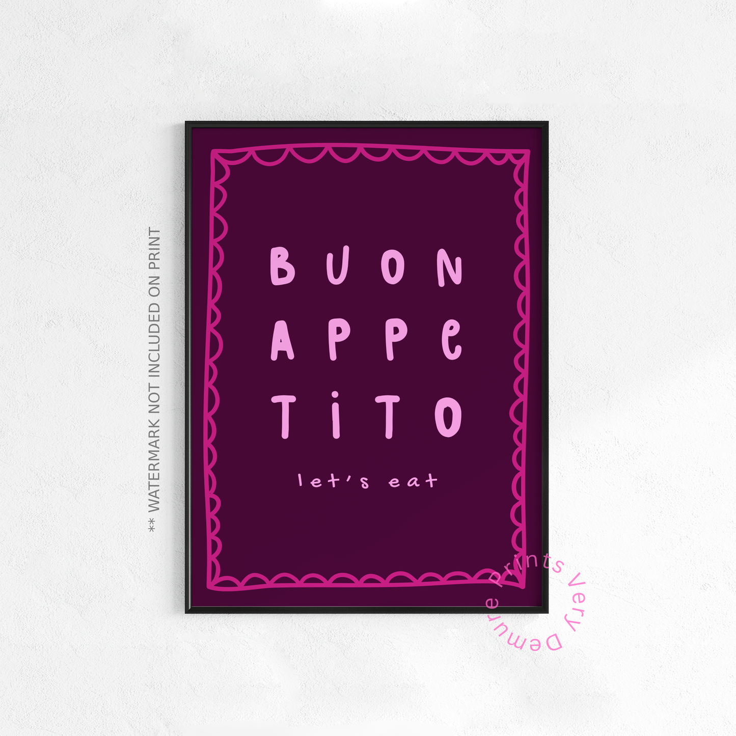 Buon Appetito, Let's Eat Magenta