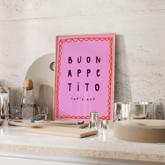 Guten Appetit, lasst uns Pink essen