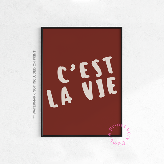 C'est La Vie - Crimson