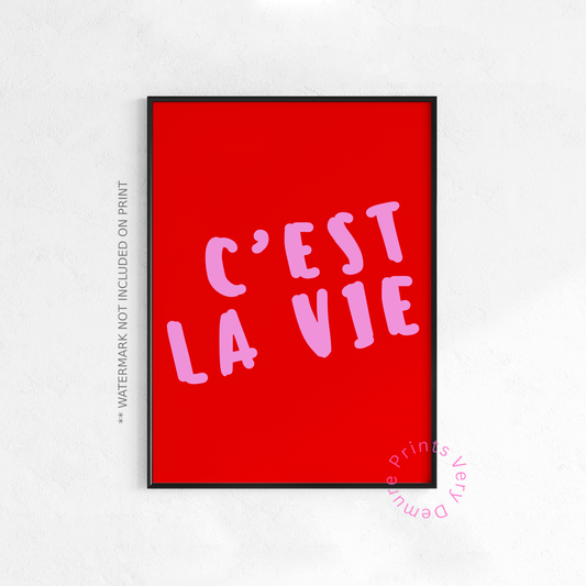 C'est La Vie - Rouge