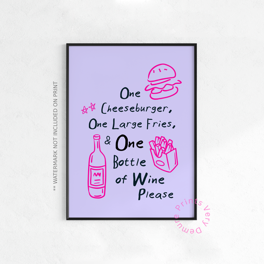 Cheeseburger Essentials - Lilac