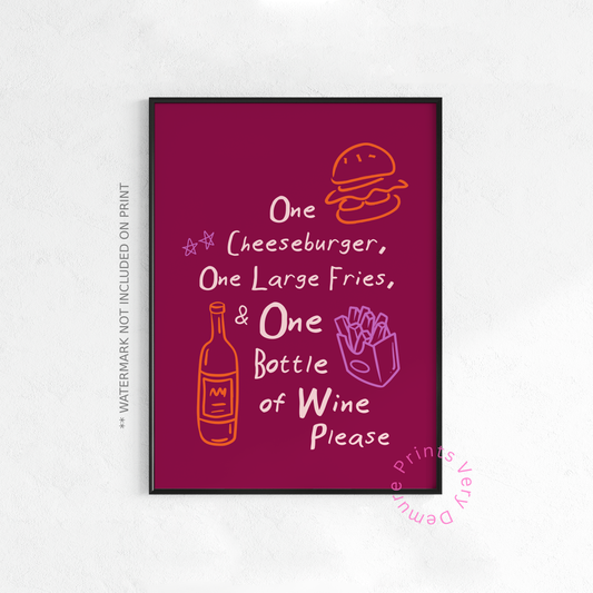 Cheeseburger Essentials - Magenta