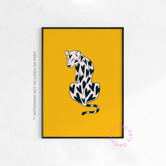 Heartthrob Leopard - Yellow