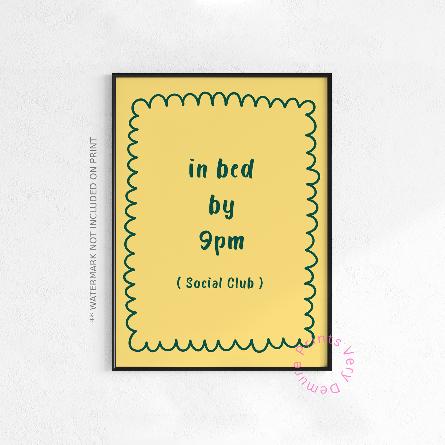 In Bed by 9pm Club - Yellow