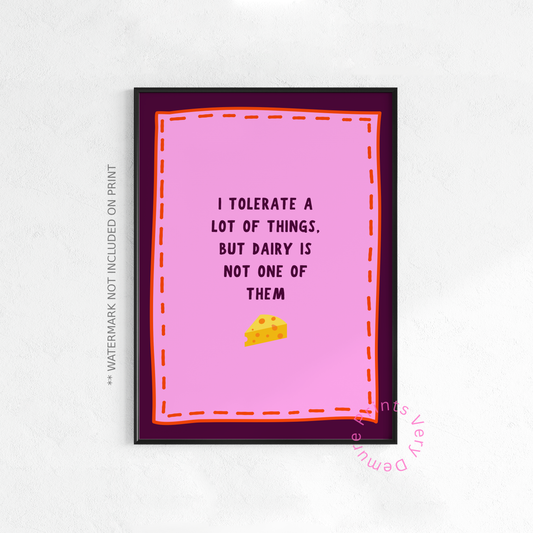 Lactose Intolerant - Pink