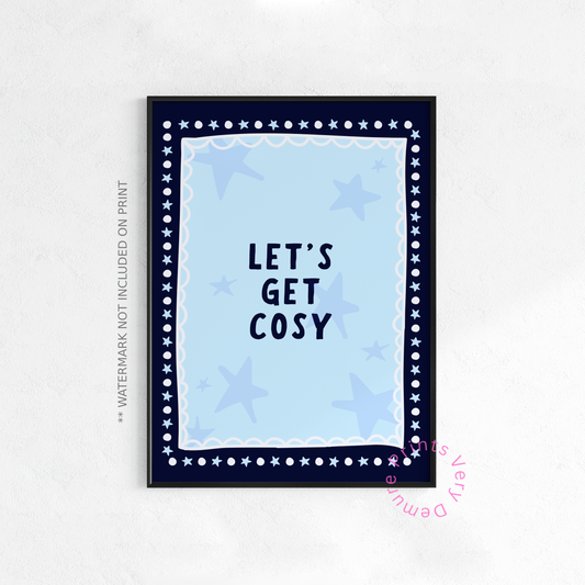 Let's Get Cosy - Light Blue
