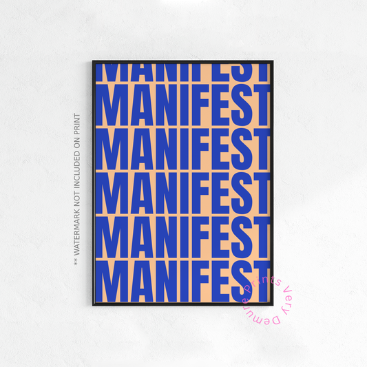 Manifest ( Clean ) Blue