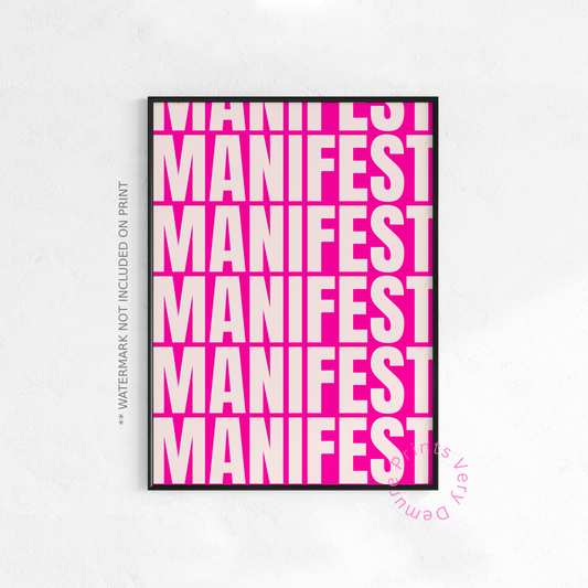Manifest ( Clean ) Hot Pink