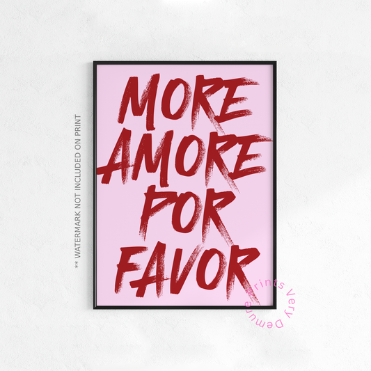 More Amore, Por Favor