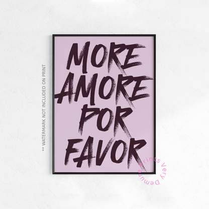 More Amore, Por Favor - Chocolate
