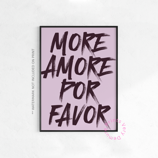More Amore, Por Favor - Chocolate